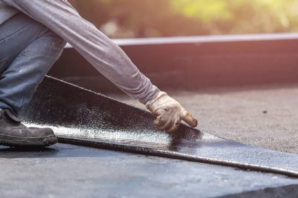 Professional Waterproofing technician working in Amherst Junction, WI